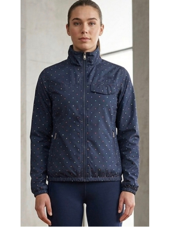 The North Face Jackets & Blazers - The North Face Women's Windbreaker Polka Dot Jacket Navy Blue Full Zip Size S